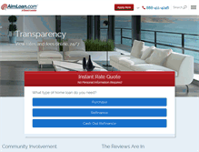 Tablet Screenshot of aimloan.com